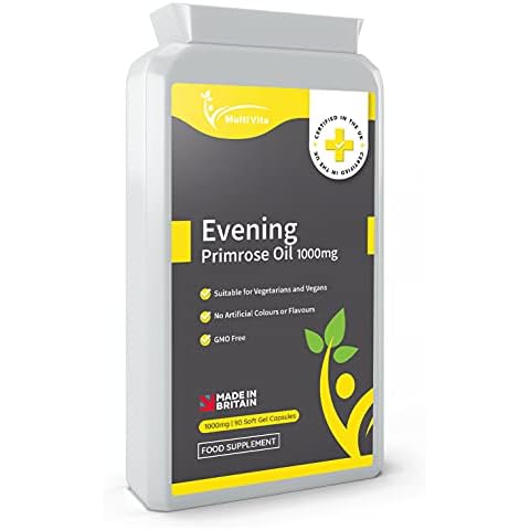 Multivita Evening Primrose Oil 1000mg Capsules Cover
