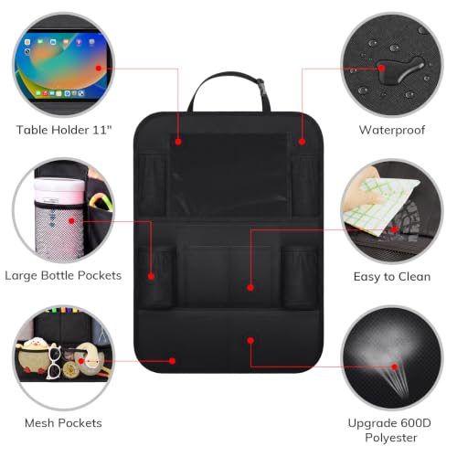 Backseat Car Organizer with Tablet Holder
