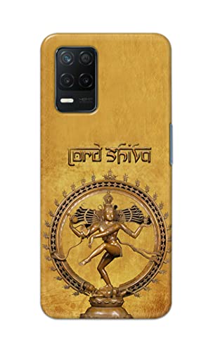 Image of PRINTFIDAA Lord Shiva As Nataraj Printed Designer Hard Case for Realme 8 5G / Realme Narzo 30 5G / Realme 8S 5G / Realme V13 5G Back Cover -(e) RPM1004