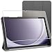 Produktbild ebestStar - Hülle für Samsung Galaxy Tab A9+ SM-X210 (2023), Slim Smart Cover (Ultra Dünn), Schutzhülle Etui, Ständer Case Cover, Schwarz + Panzer Schutz Glas