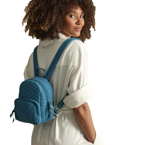 Image of Cotton Mini Backpack Purse, Forever Green