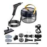 Limpiador De Vapor Alta Presión 2500W, Portátil con Tanque 1700ml 6 Niveles para Auto Cocina Baño Sillones y Muebles...