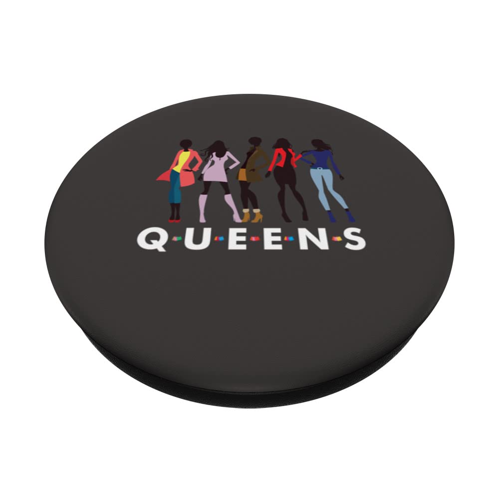 Black History Month African American Women Ladies BFF Queens PopSockets Swappable PopGrip - Image 2