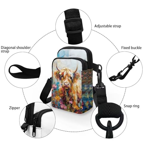 Image of Xpyiqun Small Crossbody Bag Women Phone Purses Sling Shoulder Handbag Cross Body Pouch Wallet Bags