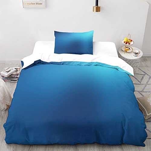 Housses de couettes ocean imprimé 3D en microfibre pour lit single - 3