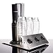 Produktbild Streambrush Abtropfhalter aus Edelstahl Abtropfständer kompatibel mit Sodastream Crystal & Emil Flaschen - Flaschenhalter (Edelstahlhalter ohne Unterblech) Typ Torge