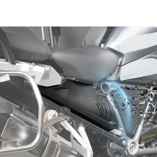 Cadre arrière R1200GS protégé des projections d'eau et boue