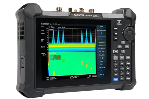 SIGLENT SHA862A スペクトラムアナライザー 9kHz-7.5GHz リアルタイムスペクトル分析 帯域幅 40/110MHz RBW 最小1Hz 位相ノイズ <-104 dBc/Hz DANL <-165 dBc/Hz 8.4インチTFT LC