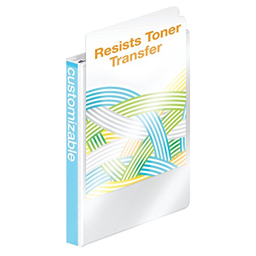 Acco Brands W87914Pp3 Wilson Jones Premium Single-Touch Locking Round Ring View Binder, 1/2 Inch, Customizable, White #TOP3