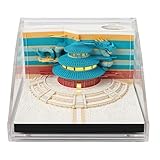 Calendario 3D Calendar 2024 Memo Pad DIY Hall Of Prayer For Good Harvests Paper Carving Art Tear Away Calendar Sculpture for Home Office Display Cabinet Planner