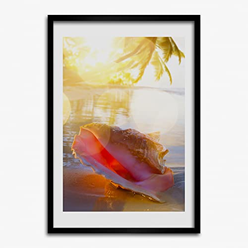 Cadre MDF 50x70 cm pour habiller un mur vide avec un tableau photo marin