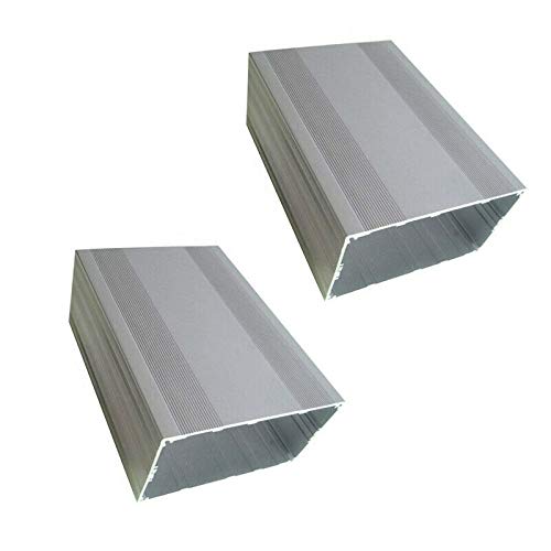 Aluminium-Instrumentenkasten, Aluminium-Projektbox, elektronisches Gehäuse für Leiterplatten, DIY, 85 x 145 x 250 mm
