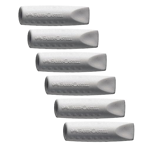 FABER-CASTELL - Radiergummi Grip 2001 Eraser Cap 12 Stück
