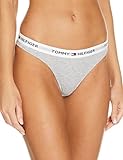 Corte ligero Tommy Hilfiger Tanga de Algodón Elástico, Gris (Grey Heather BC05 004), XS para Mujer