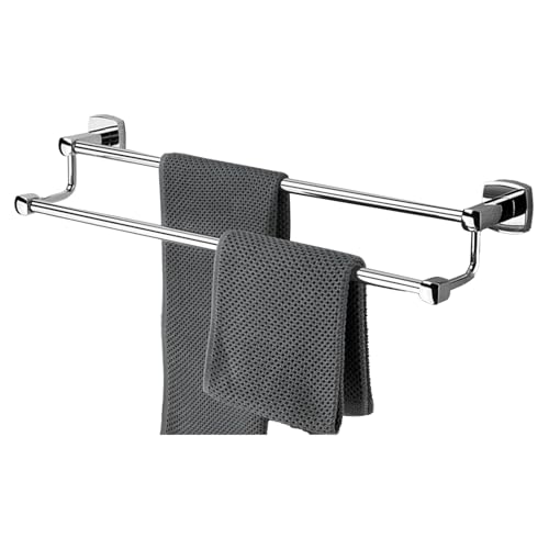 Portasciugamani da parete in rame, doppio strato, pieghevole, per vasca da bagno, 70 cm, ispessito e durevole per uso in bagno