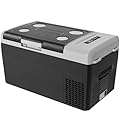 EKOJUCE 12 Volt Refrigerator Portable Fridge - 21Quart(20L) Electric Cooler Compressor fridge -4?-68?, 12/24V DC & 110-240V AC Car Refrigerator for Camping, RV, Fishing, Travel, Home