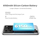 DOOGEE Note 56 SIM-Free & Unlocked Mobile Phones 2026 - Android 16, 6150mAh Battery Phone, 6.56" 90Hz Display Smartphone, 24GB+64GB/2TB, 3.5mm Headphone Jack, 4G Dual Sim/Face Unlock/GPS/5G WiFi-Black - Image 5