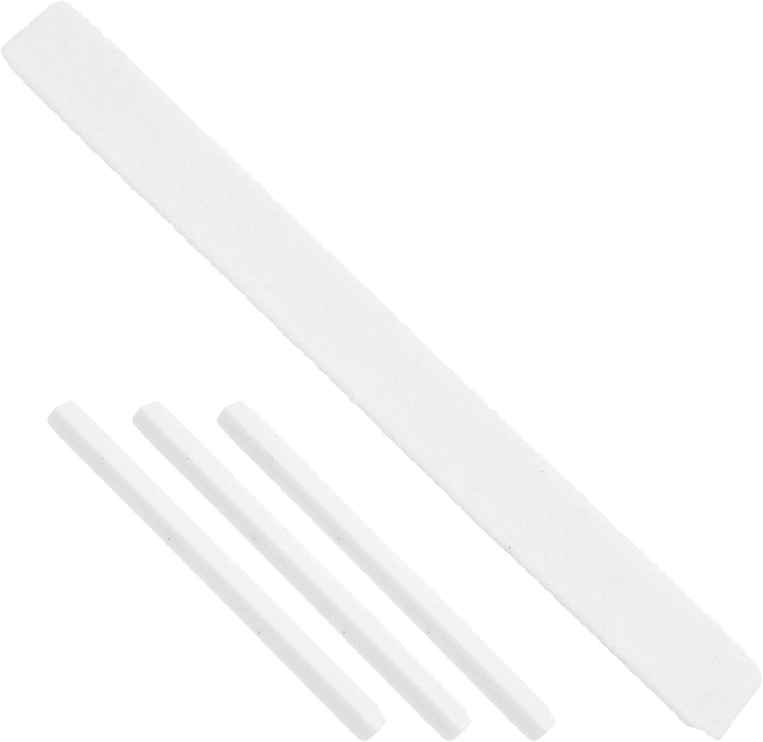 SOESFOUFU 4pcs Pottery Stilt Stone: Abrasive Stone Pottery Kiln Tool Supplies for Smoothing and Shaping Hard Surfaces Art Ceramics Sculpting Tool, 6" Length