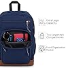 JanSport Cool Backpack, with 15-inch Laptop Sleeve - Large Computer Bag Rucksack with 2 Compartments, Ergonomic Straps, Navy #5