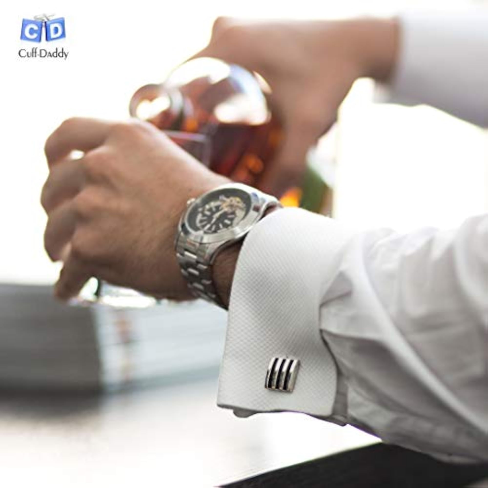Red Aids Awareness Ribbon Cufflinks with Presentation Box