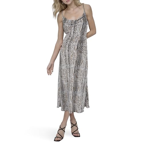 Robe midi sans manches DKNY idéale pour vos soirées d'été et cocktails chics
