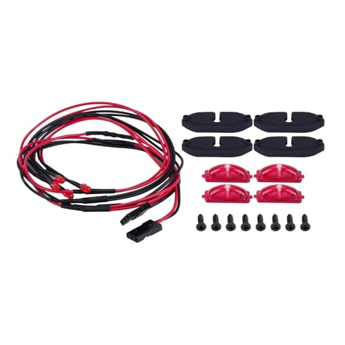 RC�N���[���[�p�A�b�v�O���[�h�p�[�c For SCX10 III For CJ-7 1/10 For Jeep For Wrangler For Gladiator ���b�N���C�g 5-8V �z�C�[���A�[�`���C�g RC�N���[���[ DIY�V���[�V ���͋C�����v