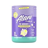 Alani Nu Pre Workout+ Powder Frozen Lemonade, Extra Boost, Sugar Free, 300mg Caffeine, L-Theanine, Beta-Alanine, Citrulline, 30 Servings