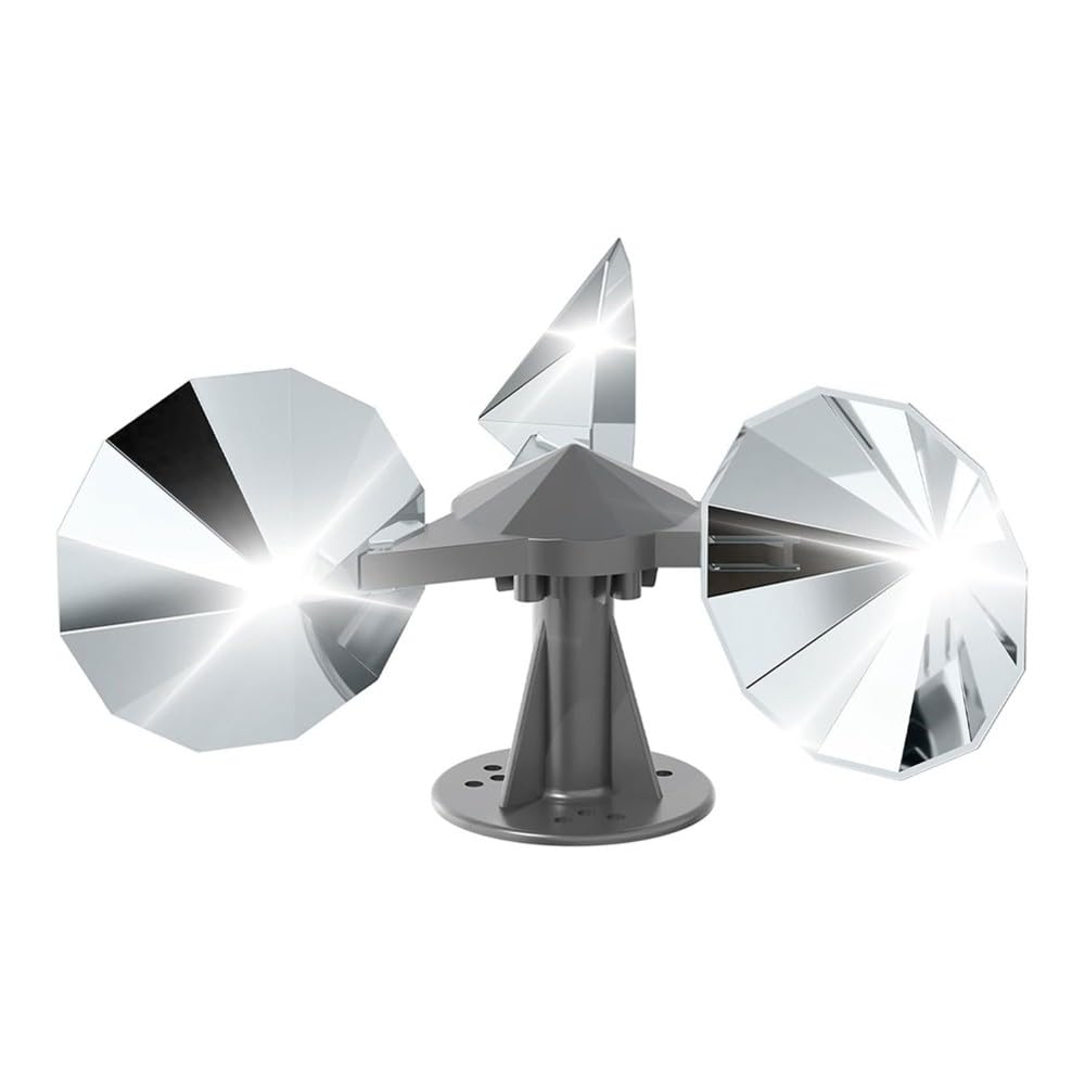 Hndhbfgrt Bird Scare Reflective Device, Bird Reflector with Plastic Base for Outside Patio, Keep Pigeon Sparrows Away
