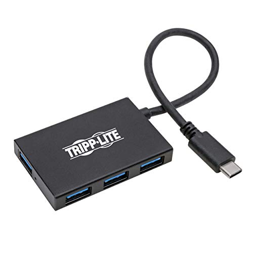 Tripp Lite USB C Hub 4-Port USB-A USB 3.1 Gen 2 10 Gbps Portable Aluminum