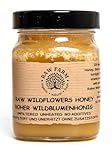 Raw Farm - Pure Raw Wildflowers Honey 450 g - Unfiltered, Unheated, Unprocessed, Cold-Extracted – Rich in Enzymes & Pollen, Straight from RAW FARM Bee hives