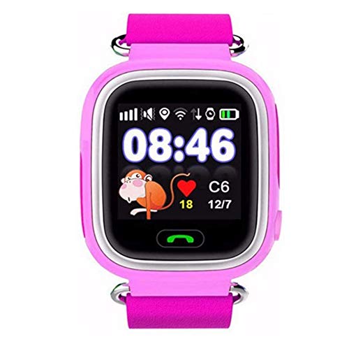 Smart Watch Silicone Band For Android & iOS,Pink - Q90