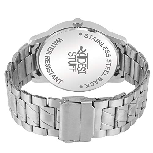 SWADESI STUFF Analogue Watch for Men and Boys, Grey, strap