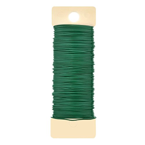 Ensemble d'outils de décoration florale avec ruban vert et fil de de pédalier