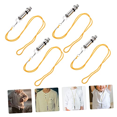 4 Silbatos Metálicos Portátiles para Entrenadores miniatura 6