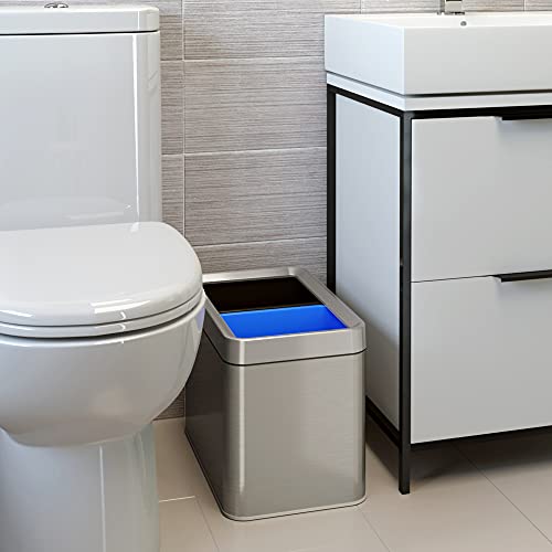 iTouchless-53-Gallon-Dual-Compartment-Slim-Open-Top-Waste-Bin-for-Trash-Can-Recycle-Container-20-Liter-Stainless-Steel-Wastebasket