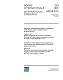 IEC 60704-2-10 Ed. 1.0 b:2004, Household and similar electrical appliances - Test code for the determination of airborne acoustical noise - Part 2-10: ... grills, microwave ovens and any combination