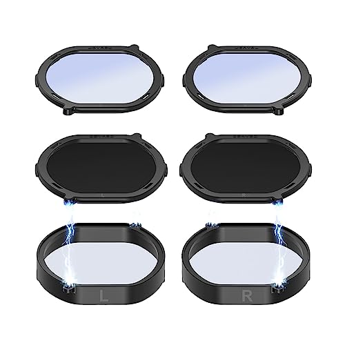 Wrtysully Lentes de PrescripcióN VR para PS VR2 Lens Myopia Anti Azul Glasses de ProteccióN de Desmontaje RáPido para Piezas de PSVR2