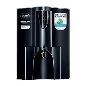 HUL Pureit Eco Water Saver Mineral RO+UV+MF AS wall mounted/Counter top Black 10L Water Purifier