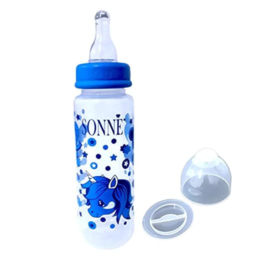 Sonne Mamadeira Super Higiênica 240 Ml Bico Convencional Redondo Azul 240 Ml