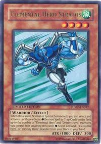 YU-GI-OH! - Elemental Hero Stratos (JUMP-EN012) - Shonen Jump Magazine Promos - Promo Edition - Ultra Rare