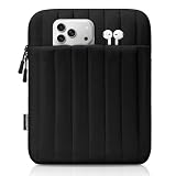 Dadanism 9-11 Inch Puffy Tablet Sleeve Bag Padded Carrying Case for iPad A16 11th Gen 11", iPad Air M3/Pro M5 11", iPad 10/9/8/7th Gen, Galaxy Tab A9+/A11+ 11", Tab S10 Lite/S10 FE 10.9", Black