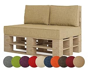 Chilly Pilley Palettenkissen 3er Set Beige