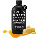 Trees Knees Butter Maple, Organic Maple Syrup with Sea Salt, Vegan, Gluten-Free, Paleo-friendly, Gra