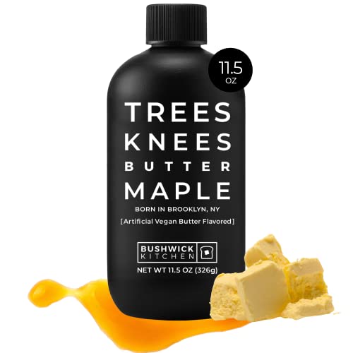 Trees Knees Butter Maple, Organic Maple Syrup With Sea Salt, Vegan, Gluten-Free, Paleo-Friendly, Grade A Maple Syrup Infused With Sweet And Savory Flavor (11.5 Ounce Bottle) #TOP9