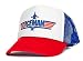ICEMAN Top Gun Unisex-Adult Trucker Cap Hat -One-Size Multi (Royal/White/Red)