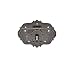 Antique Hasp Karcy 3.4"x2.5" Embossing Decorative Hasp Latch Lock with Screws Pack of 1 (Medium Size)