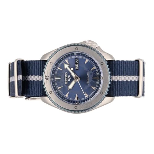 Image of Seiko 5 Sports Boruto & Naruto: Sasuke Automatic Blue Dial Watch SRPF69K1