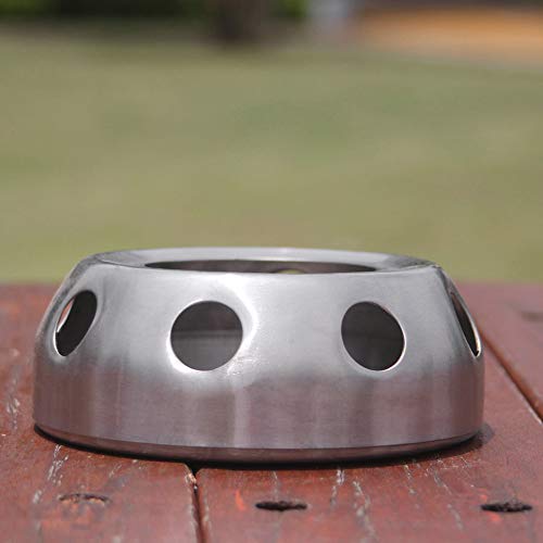 Fogão Externo, Romacci Mini Fogão a Álcool Solidificado Portátil Camping Mochila Piquenique Churrasc