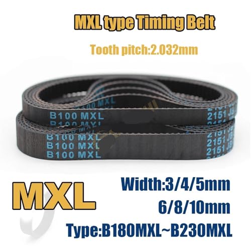 Courroie de distribution MXL 10mm B225MXL synchrone boucle fermée
