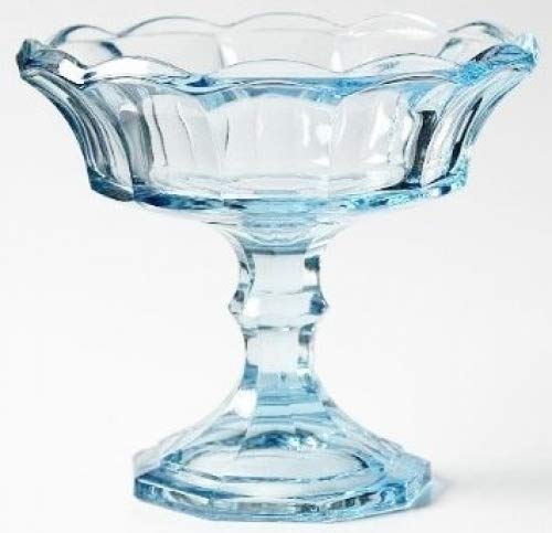 Fostoria Glass 5" Compote Candy Dish - Light Blue Virginia (Discontinued 1986)
